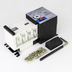 Interrupteur de transfert automatique à double alimentation Gcdqcn 100A 4P triphasé classe PC ATS 380V avec modes manuel et automatique - Product Image 2