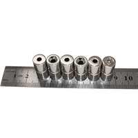 Imán de neodimio N52 con orificio para tornillo, imán de potencia con orificio, imán de SmCo, imán de neodimio con orificio para tornillo