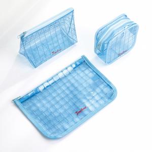 Wholesale Custom Logo Waterproof Women's Makeup Travel <b>Toiletry</b> Cosmetic Zipper <b>Bag</b> Custom Logo <b>Clear</b> Pvc Cosmetic <b>Bag</b> - Product Image 1