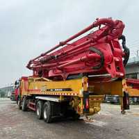 Pompe à béton Sany d'occasion sur châssis Volvo 2020 Euro V, faible nombre d'heures de fonctionnement, entièrement révisée, prête pour la construction mondiale