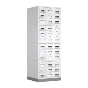Meuble de rangement métallique à tiroirs coulissants pour hôpital, type push-pull durable, pour laboratoire de pathologie - Product Image 2