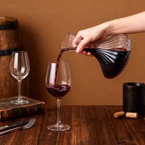 Decantador de Vino de Cristal, Vidrio Soplado a Mano, Tamaño Grande, para Uso en Fiestas y en el Hogar - Product Image 1