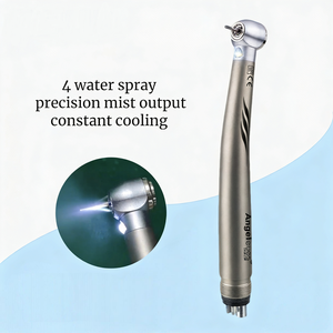 Turbina <span class=keywords><strong>Dental</strong></span> de Alta Velocidad de Acero Inoxidable con LED Autoiluminado y Botón de Presión, Potente Taladro <span class=keywords><strong>Dental</strong></span> - Product Image 3