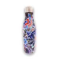 Botella para beber de acero inoxidable de alta calidad, termo, frasco de doble pared, 17oz, botellas de agua al vacío impresas en 3D personalizadas