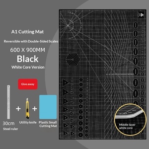 Tapis <span class=keywords><strong>de</strong></span> découpe auto-cicatrisant en <span class=keywords><strong>PVC</strong></span> 5 plis, double face, antidérapant, pour la couture, le quilting et les loisirs créatifs A0 A1 A2 - Product Image 5