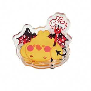 High Quality <b>Mini</b> Cute Fashion Clear Epoxy Stationery Sticky Note Custom Acrylic Clips - Product Image 1
