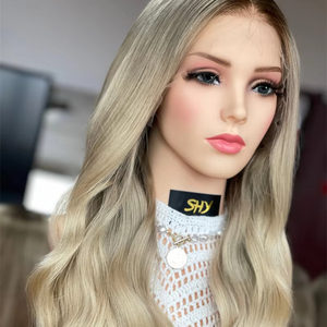 2025 diseño más Popular Peluca de cabello humano crudo Natural sin cola longitud larga HD peluca con malla frontal media mano atada - Product Image 1