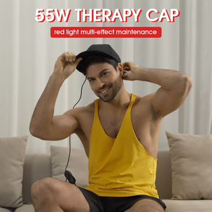 Ánh sáng màu đỏ điều trị cap hồng ngoại LED Nhiệt hat Đối với trang chủ sử dụng di động thiết bị cầm tay cho Head Pain Relief - Product Image 4