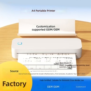 OEM ODM Özel Kişiselleştirilmiş A4 Taşınabilir Termal Yazıcı Mürekkepsiz Belge Sınav Etiketi Ev ve İş Kullanımı İçin - Product Image 5