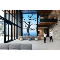 Pantalla LED de paso pequeño a todo color para interiores P1.95, pantalla de video LED de alta definición para centros comerciales, salas de exposiciones, vestíbulos y publicidad.