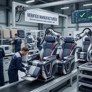 Sedile Auto VIP Certificato di Sicurezza, Conforme ISO, con Controllo <span class=keywords><strong>a</strong></span> Disco Rotante per Upgrade Interni di Van di Lusso - Product Image 5