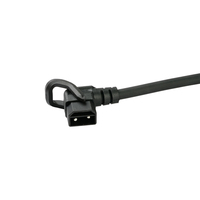 Konektor Sudut Kanan 2+6 Pin Kabel PVC Harness 2x4mm+6x0.3mm Hitam 40cm Ujung Terbuka 50mm Elektronik Otomotif