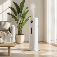 Humidificateur ultrasonique sur pied 13L à remplissage par le haut avec stérilisation UVC pour la maison, l'hôtel, le bureau, l'usage commercial et domestique
