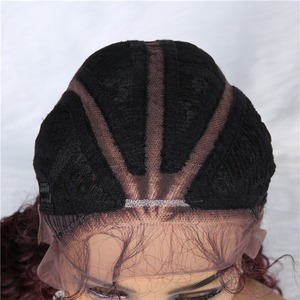 Pelucas Trenzadas <span class=keywords><strong>Africanas</strong></span> Populares <span class=keywords><strong>con</strong></span> Frente de Encaje, Sintéticas de 24 Pulgadas, Fibra Japonesa Premium, Puntas Rizadas, Pelucas Trenzadas <span class=keywords><strong>con</strong></span> Giro para Mujeres Negras - Product Image 6