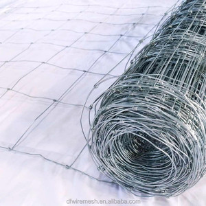 Clôture de champ galvanisée de 0,8 m de hauteur, épaisseur de 2,5 mm à 3,0 mm, treillis métallique tissé <span class=keywords><strong>rigide</strong></span> pour bétail, pour terrain accidenté, ferme - Product Image 6
