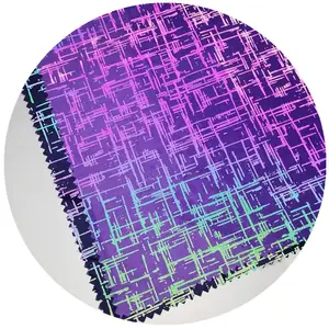 Color changing rainbow colorful reflective polyester neon reflacting fabric for fashion coats and jackets and fashioned clothing