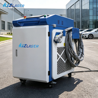 Machine de nettoyage au laser à fibre portable haute puissance 1500W/2000W/3000W pour le papier, l'acier au carbone, l'acier inoxydable, vitesse supérieure à 15-30 m/h