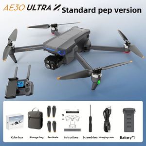 โดรนถ่ายภาพทางอากาศสำหรับผู้เริ่มต้น 4K หลบหลีกสิ่งกีดขวาง ควบคุมระยะไกล ส่งสัญญาณ 3 กม. บินได้นาน 40 นาที ไจโร 6 แกน แบบไร้แปรง - Product Image 6