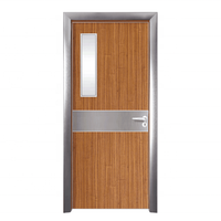 Porte double pour salle blanche, porte de salle blanche pour pharmacie, hôpital, laboratoire, portes d'hôpital avec interrupteur à cartes pour ouverture et fermeture