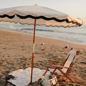 Paraguas Amalfi de lujo de 7,5 pies personalizado, resistente al viento, resistente, poste de madera, sombrilla para <span class=keywords><strong>patio</strong></span>, piscina al aire libre, lado de la playa, con embellecedor - Product Image 2