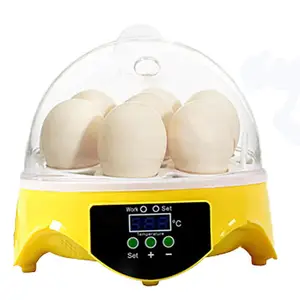 Mini incubadora de huevos de 7 piezas, máquina para incubar huevos para pollo, pato o ganso