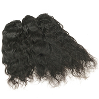Extension de Cheveux Humains en Queues de Cheval Brésiliennes Vierges Brutes 100% à Ondulation Naturelle en Gros