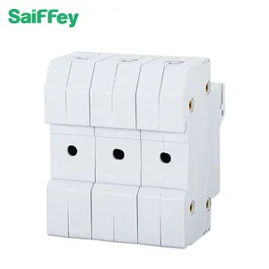 Saiffey 14*51 RT18-63X Fuse Holder 63A Plastic Disconnector Switch Base Safety Fuse Holder For Cylindrical Fuse Electrical