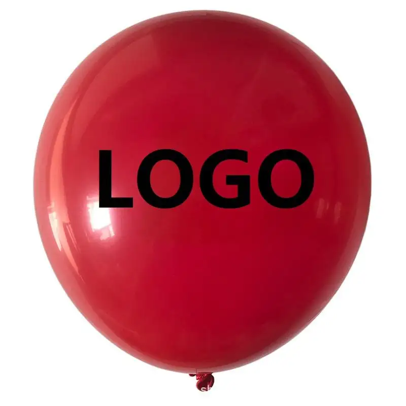 10 pouces 12 pouces 18 pouces publicité personnalisée en gros fabricant de ballons avec logo d'impression en latex