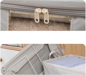 Grande boîte de rangement pliable en tissu pour vêtements, armoire, literie, sac de rangement pour l'organisation de la maison - Product Image 4