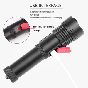 Светодиодный перезаряжаемый фонарик XHP50, ручной фонарик, дистанционное освещение, тактический фонарик, уличный прожектор - Product Image 2