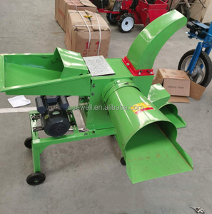2hp Khô Hay Chaff Cutter Thức Ăn Gia Súc Cắt Cỏ Xanh Shredder Diesel-Powered Rơm Chaff Cutter Máy Nghiền Cho Bò - Product Image 4