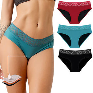 Adultes Filles Sous-vêtements Menstruels Première Période Culotte Absorbant Étanche Doux Confortable Sous-Vêtements Menstruels pour Adolescentes - Product Image 2