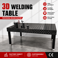 Nouvelle table de soudage modulaire professionnelle avec trous en grille, acier Q355, sans électricité, établi industriel