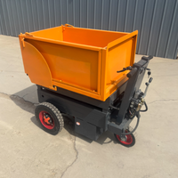 Chariot électrique en acier fermé portable de 400kg avec ciseaux à chargement/déchargement automatique soulevant le chariot élévateur hydraulique OEM