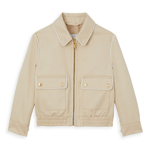 Custom Logo OEM/ODM Fashion Cropped Bomber <strong>Utility</strong> Canvas <strong>Jacket</strong> Zip Worker <strong>Jacket</strong> for <strong>Men</strong> Casual Woven Letterman <strong>Jacket</strong> Regular - Product Image 1