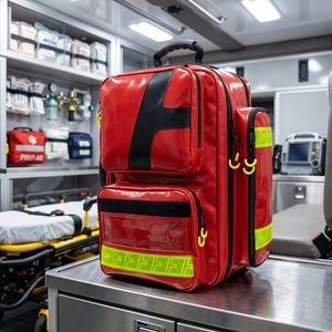 <span class=keywords><strong>Zaino</strong></span> Personalizzato Rosso da 55L per Pronto Soccorso, Impermeabile, per Emergenze e Viaggi, Organizzatore di Medicinali per Studenti di Medicina - Product Image 2