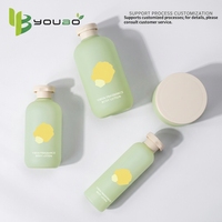 Botol HDPE Soft-Touch dengan Tutup Flip-Top, Cetak Sablon, Ukuran Travel, untuk Lotion/Krim, Sabun Mandi, dan Deterjen, Tersedia dalam Stok