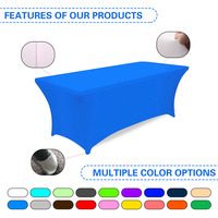 Impression de logo couleur personnalisée, bannière publicitaire pour salon professionnel, nappe de table, housses de table