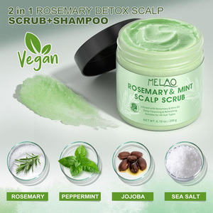 <span class=keywords><strong>Exfoliante</strong></span> Limpiador para Cuero Cabelludo y Champú Detox Puro de Romero para Control de Grasa y Cabello Sedoso, <span class=keywords><strong>Exfoliante</strong></span> de Romero y Menta para Cuero Cabelludo - Product Image 4