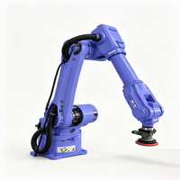 Bras de robot de soudage automatique pour le traitement de finition des surfaces de fabrication de cadres métalliques de conteneurs