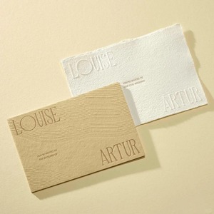 Tùy chỉnh Cảm ơn bạn thẻ logo dập nổi cá nhân thẻ kinh doanh 600g bông giấy Quà Tặng Thiệp chúc mừng - Product Image 4