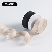 En stock, sangle élastique en polyester noir mat de haute qualité, haute ténacité, pour soutien-gorge, pour sous-vêtements