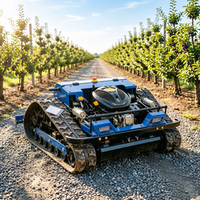 Tondeuse de verger sans fil 130 kg |   Tracteur à gazon télécommandé de qualité industrielle pour allées d'arbres fruitiers, certifié CE, directement de l'usine