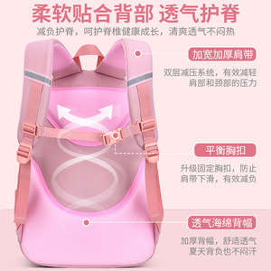 Zm Baby Student <b>Backpack</b> For Girls 18 In Plaid Design Large Capacity School Bag <b>Lightweight</b> Casual Style - Product Image 4