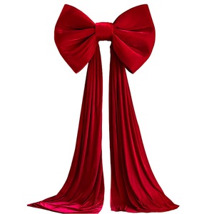 Bán Buôn Khổng Lồ Ngoài Trời Các Sự Kiện Đám Cưới Nhung Backdrop Giáng Sinh Màu Đỏ Khổng Lồ <span class=keywords><strong>Bow</strong></span> Cho Trung Tâm Mua Sắm Trang Trí - Product Image 6