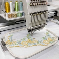Patch en dentelle florale brodée de sequins blancs, idéal pour les robes Abaya, les tenues de mariage et les accessoires de mode