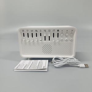 Portable USB Powered White Noise Machine with Night <b>Light</b> <b>Timer</b> New Sleep Aid for Baby Air Diffuser Humidifier Plastic Material - Product Image 2