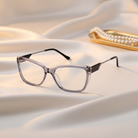 Montures de lunettes de vue œil-de-chat surdimensionnées de luxe en acétate pour femmes, à monture complète, pour usage quotidien et adaptées à toutes les formes de visage