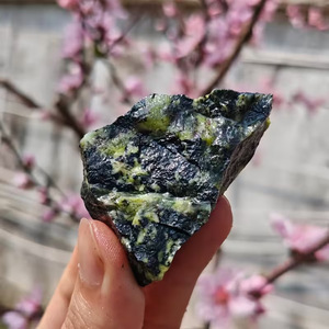 Rough Stone Green Opal Stones <b>Raw</b> Rough Tumbled for Natural Unpolished Rough Tumbled Stones Gemstone <b>Crystal</b> Natural - Product Image 2