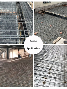 건설 현장 아연 도금 강철 용접 메쉬 두꺼운 균열 방지 냉간 와이어 메쉬 스크린 사용 터치 용접 - Product Image 3